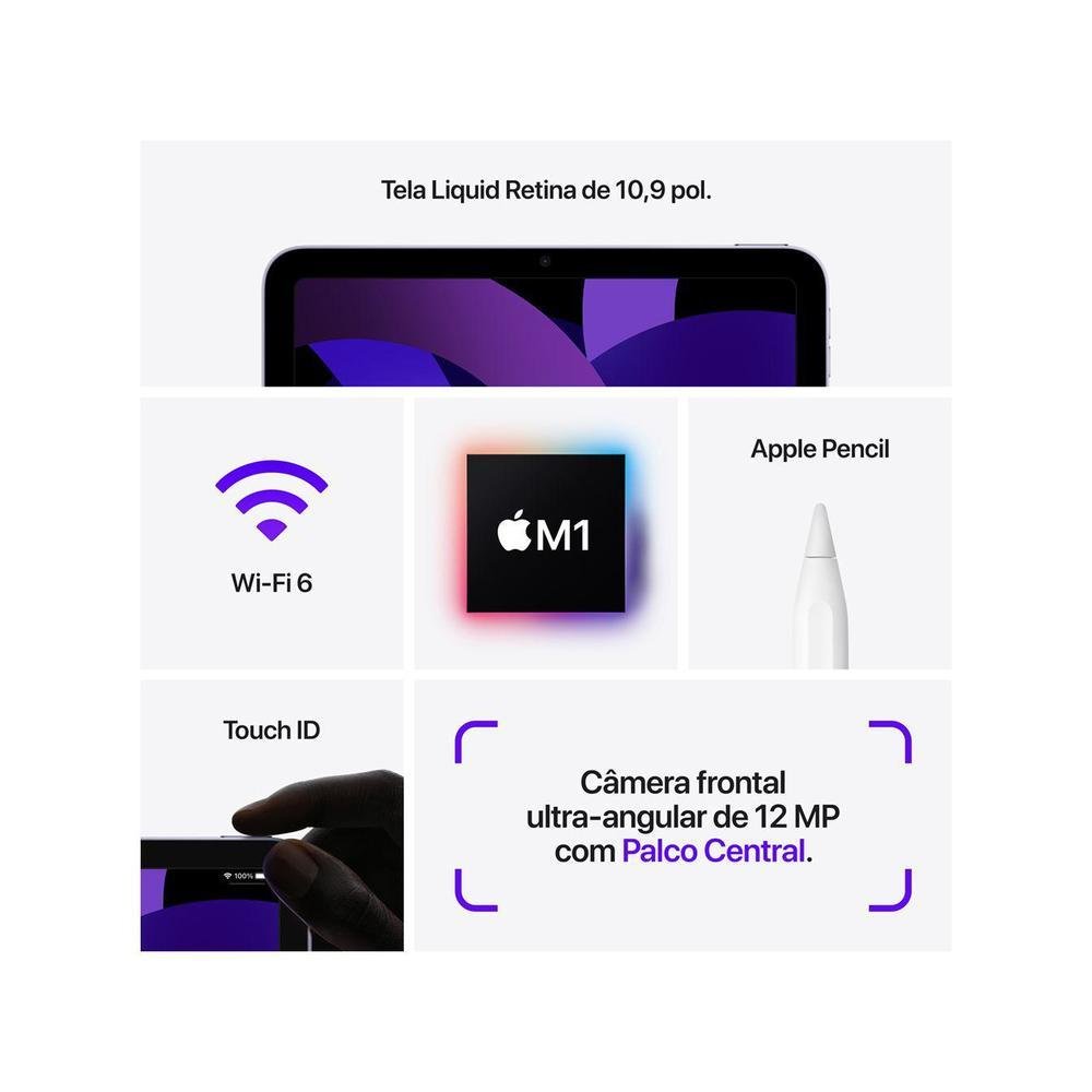 Apple iPad Air 10,9” 5ª Geração Wi-Fi 256GB