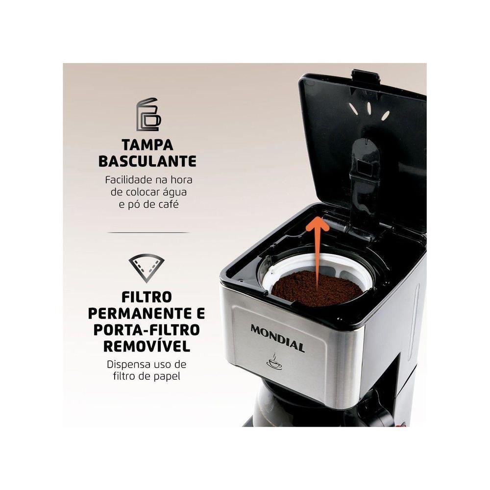 Cafeteira Elétrica Mondial Dolce Arome 20 Cafés