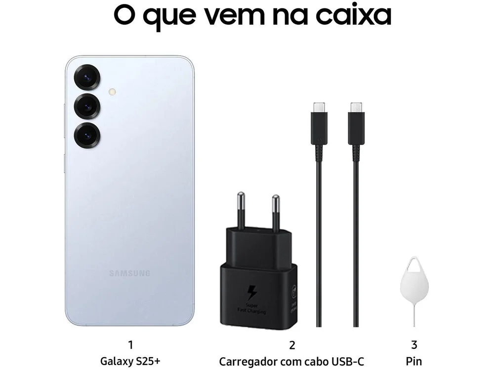 Samsung Galaxy S25+ 5G 256GB Galaxy AI Azul 6,7