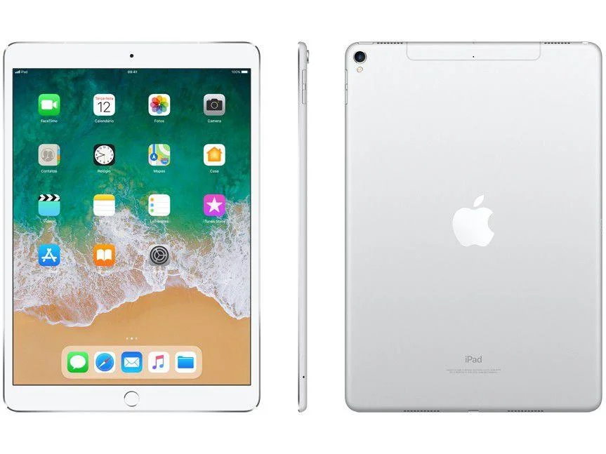 iPad Pro Apple 4G 256GB Prata Tela 10,5”