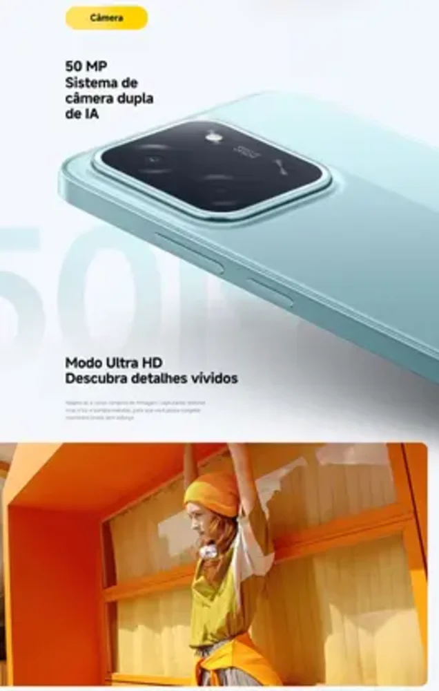 "Celular Xiaomi Poco C85 De 128GB 6gb Ram De 6.9""  Camera 50mp 13mp - Morado (global)" - view 2