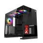Gabinete Gamer Redragon Eternal Pro Preto Sem Fans Com Tela Lcd Ca-613b