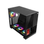 Gabinete Gamer Redragon Eternal Pro Preto Sem Fans Com Tela Lcd Ca-613b