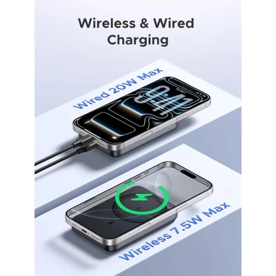スマホアクセサリー Wireless Powerbank 10,000mAh Produtos com até 15 OFF no PIX KaBuM