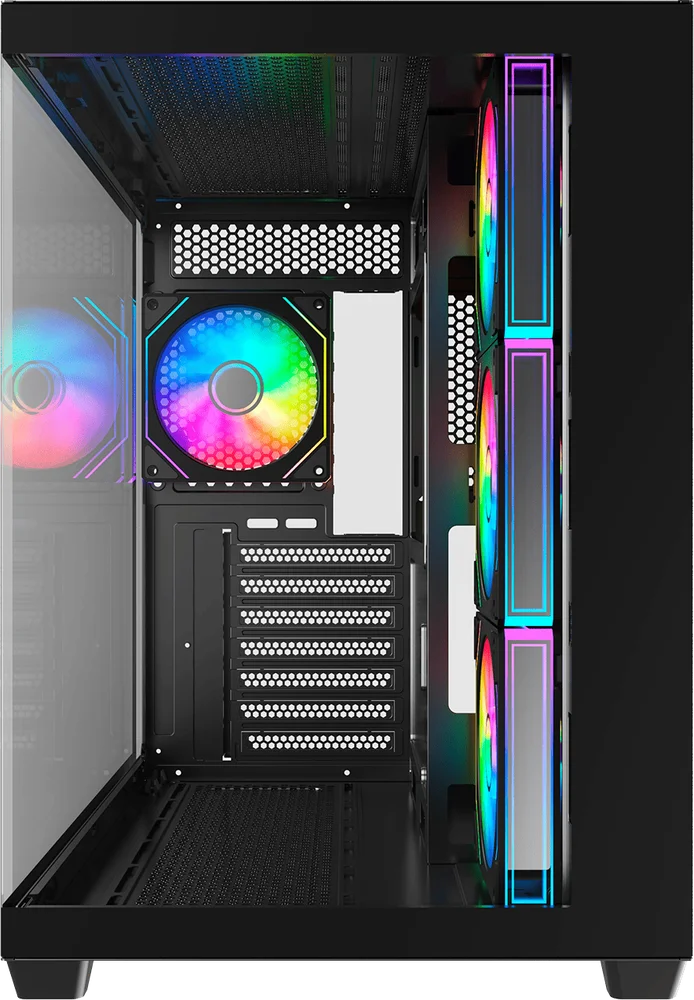 Gabinete Gamer Aquário Cg-01l7 Ghost Shark 2 Atx Sem Fans