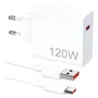 Carregador Turbo Xiaomi 120w + Cabo Usb Tipo C Branco