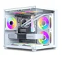PC Gamer Branco Intel i7 Placa De Vídeo Rx 550 Gb Memoria Ram 16gb SSD 240GB