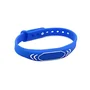 Pulseira Rfid 125 Khz Silicone Slim Azul - 10 Unidades