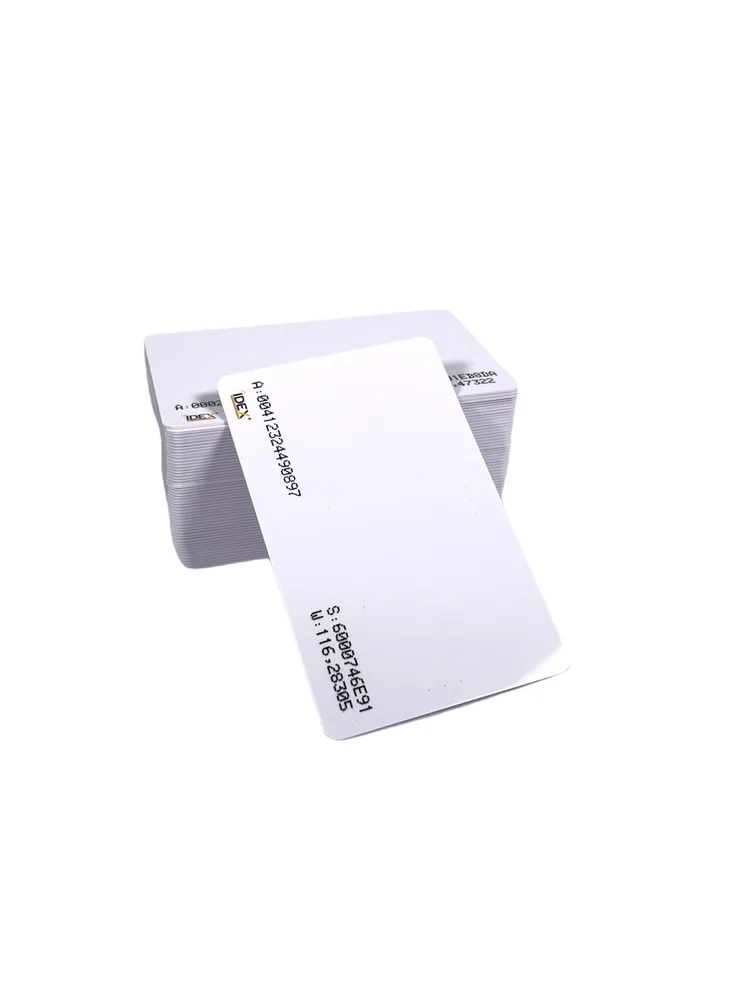 Cartão Iso Rfid 125 Khz Idex - 100 Unidades Cartão Iso Rfid 125 Khz Idex - 100 Unidades
