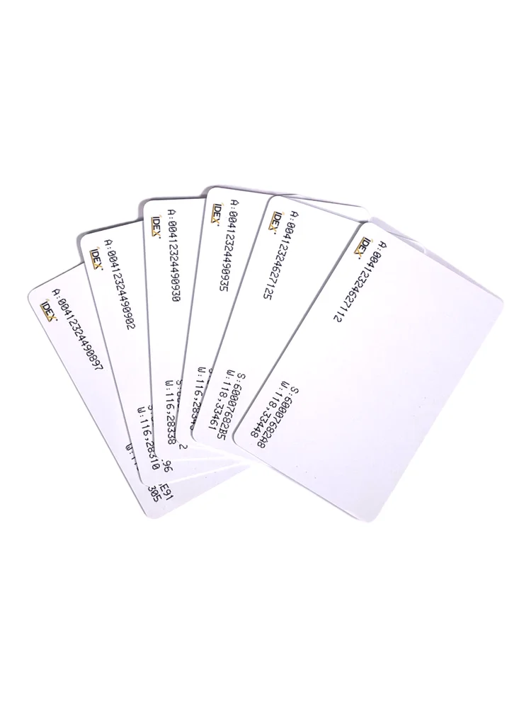 Cartão Iso Rfid 125 Khz Idex - 100 Unidades Cartão Iso Rfid 125 Khz Idex - 100 Unidades