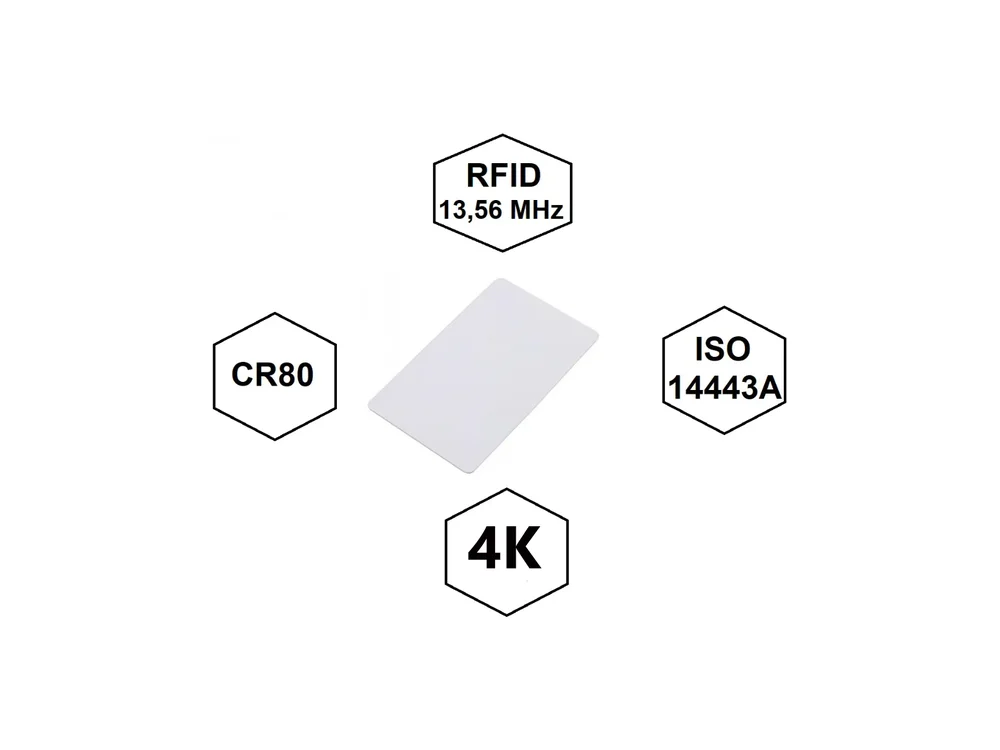Cartao Rfid 13,56 Mhz 4k -10 Unidades