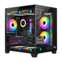 PC Gamer Ryzen 5 5500, 16gb 3200mhz, (rx 580 8GB), A520m, SSD 480GB, 600w 80 Plus, 3 Fans RGB, Neologic - Nli90800