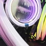 Water Cooler ARGB Gamer One Fan Lovingcool Líquido 160mm Cor:branco