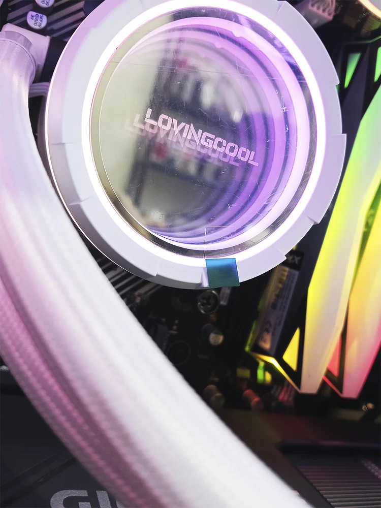 Water Cooler ARGB Gamer One Fan Lovingcool Líquido 160mm Cor:branco