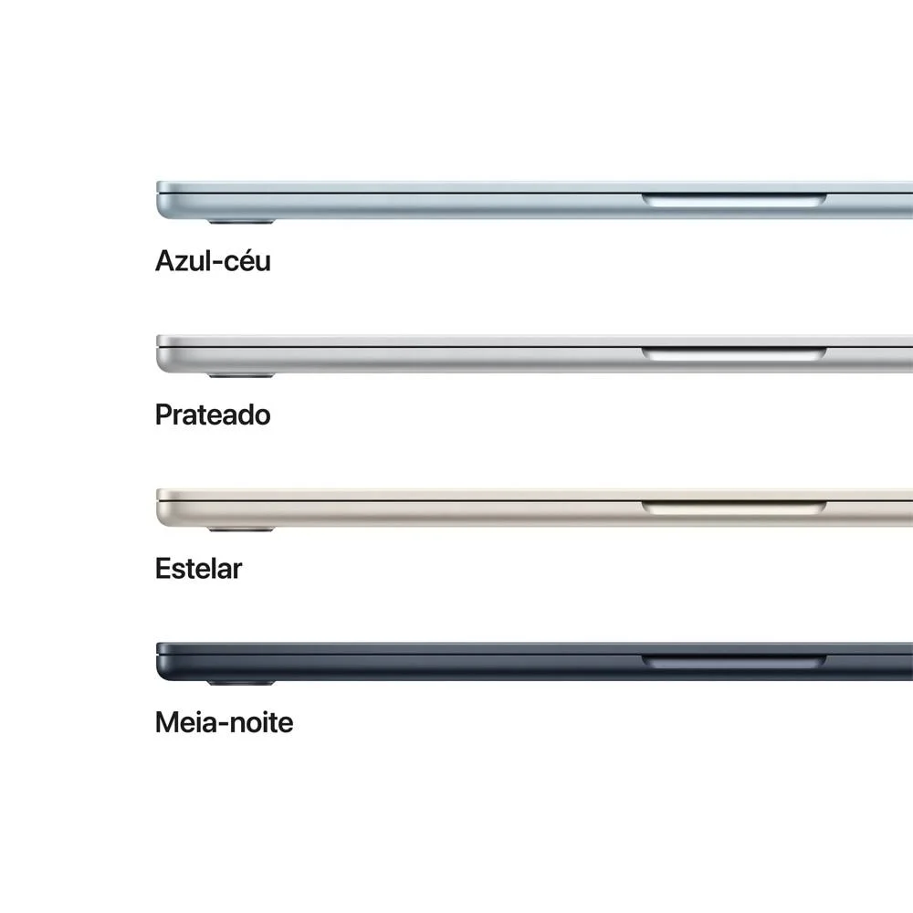 Macbook Air 15" M5, Cpu 10 Núcleos E Gpu 10 Núcleos, 16gb Ram, 1TB SSD - Estelar