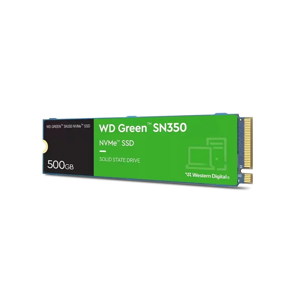 WD SSD Interno 500gb Wd Green Sn3000 Nvme - Unidade De Estado Sólido - PCie Gen4, M.2 2280, Até 5.000 Mb/s - Wds500g4g0e