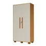Armário Organizador Multiuso Dacar Off White/naturale - Vrk Comercio On-line