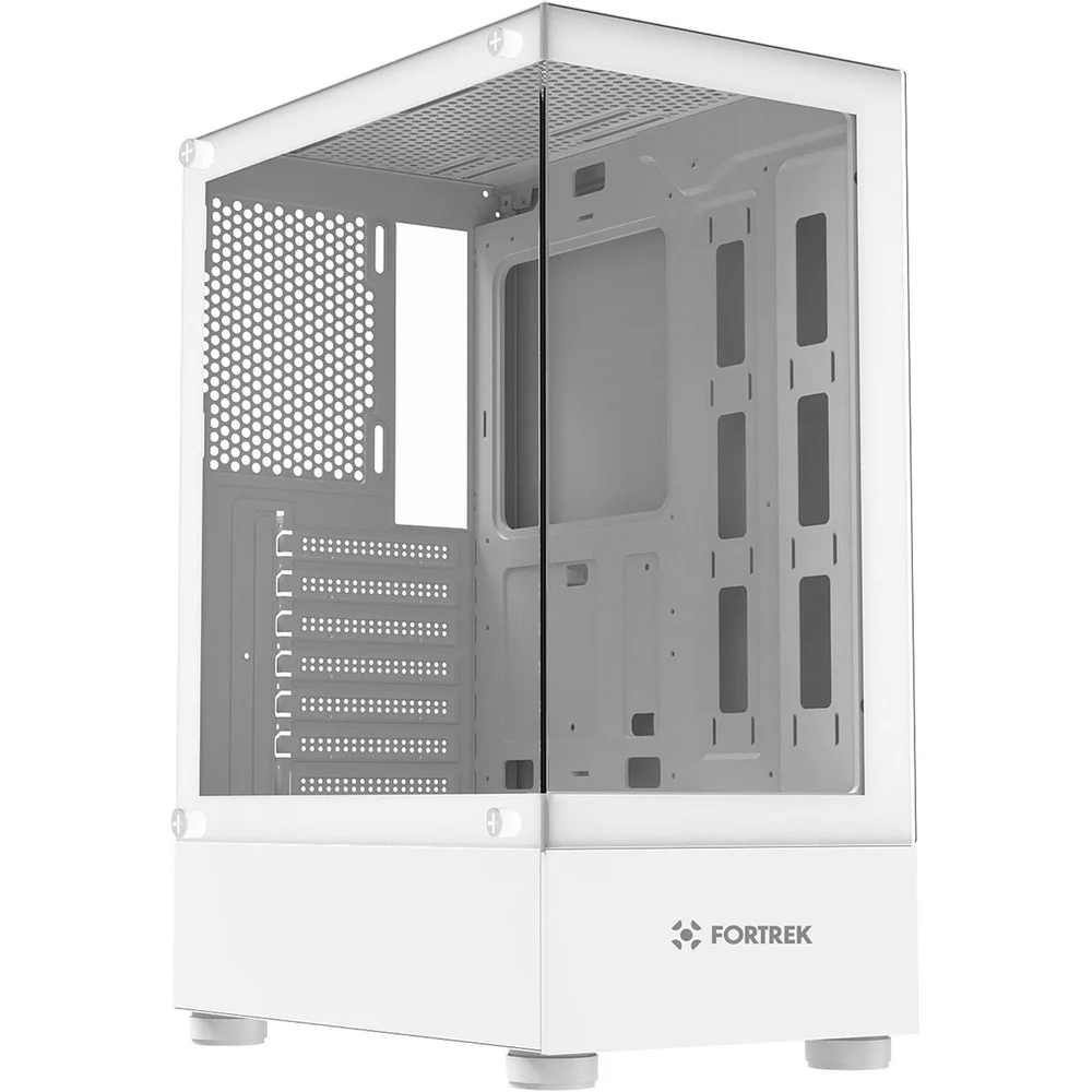 Gabinete Gamer Mid Tower Sem Fan Sem Fonte Fortrek Crystal Branco 86947 Gabinete Gamer Mid Tower Sem Fan Sem Fonte Fortrek Crystal Branco 86947