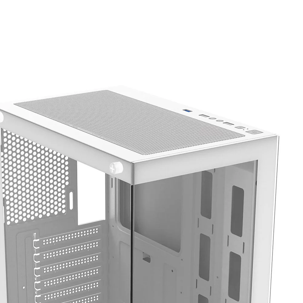 Gabinete Gamer Mid Tower Sem Fan Sem Fonte Fortrek Crystal Branco 86947 Gabinete Gamer Mid Tower Sem Fan Sem Fonte Fortrek Crystal Branco 86947
