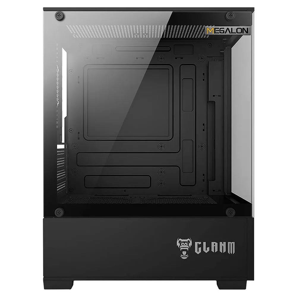 Gabinete Gamer Clanm Megalon mATX mini-ITX VGA 280mm Cooler 167mm Vidro 3mm USB 3.0 Gabinete Gamer Clanm Megalon mATX mini-ITX VGA 280mm Cooler 167mm Vidro 3mm USB 3.0