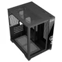 Gabinete Clanm Grodd Mid Tower Preto Vidro 3mm mATX mini-ITX Suporta VGA 320mm ATX