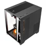 Gabinete Clanm Grodd Mid Tower Preto Vidro 3mm mATX mini-ITX Suporta VGA 320mm ATX