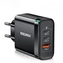 Carregador Rápido Rocoren Gan 65w 3 Portas - 127/220v (bivolt)