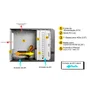 Gabinete Slim Htq562b - Sff Micro-atx Com Fonte 200w Real Sfx – Preto