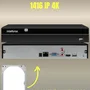 Nvd 1416 Intelbras 16 Canais Ip 4k Hd 3TB