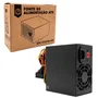 Fonte Brazil PC 500w Bpc-5350sb-m8, Com Cabo De Energia, Bivolt Manual, 24 Pinos - Preto