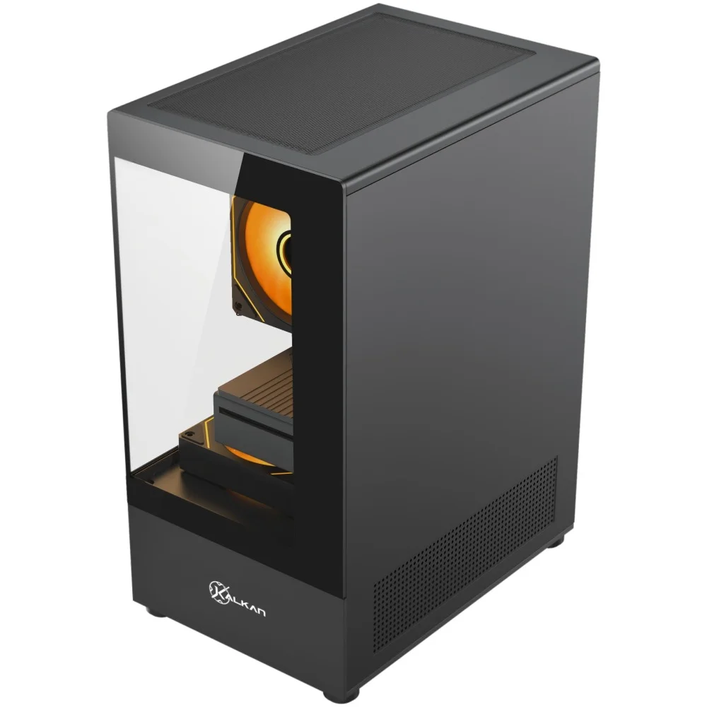 Gabinete Gamer Kalkan Hakon S/fan S/fonte Micro-atx Vidro Temperado Duplo Usb 3.0 Panorâmico - Klk00080 Gabinete Gamer Kalkan Hakon S/fan S/fonte Micro-atx Vidro Temperado Duplo Usb 3.0 Panorâmico - Klk00080