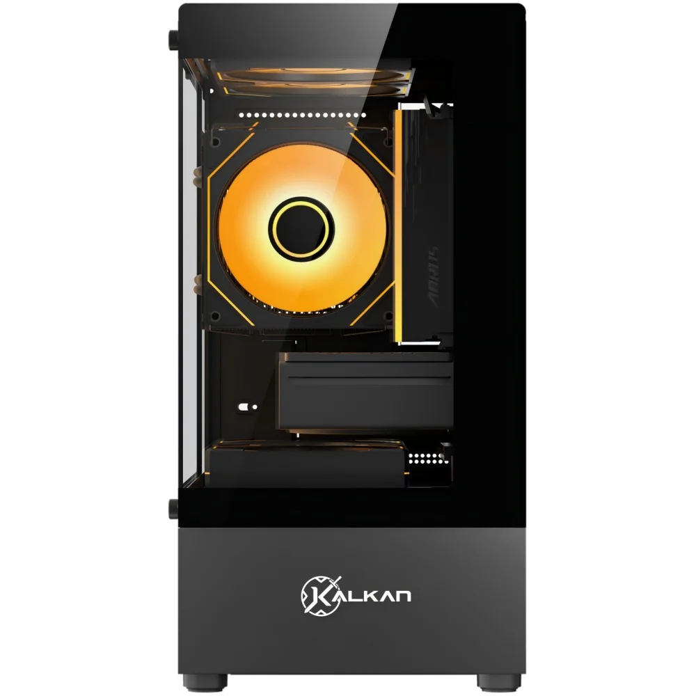 Gabinete Gamer Kalkan Hakon S/fan S/fonte Micro-atx Vidro Temperado Duplo Usb 3.0 Panorâmico - Klk00080 Gabinete Gamer Kalkan Hakon S/fan S/fonte Micro-atx Vidro Temperado Duplo Usb 3.0 Panorâmico - Klk00080