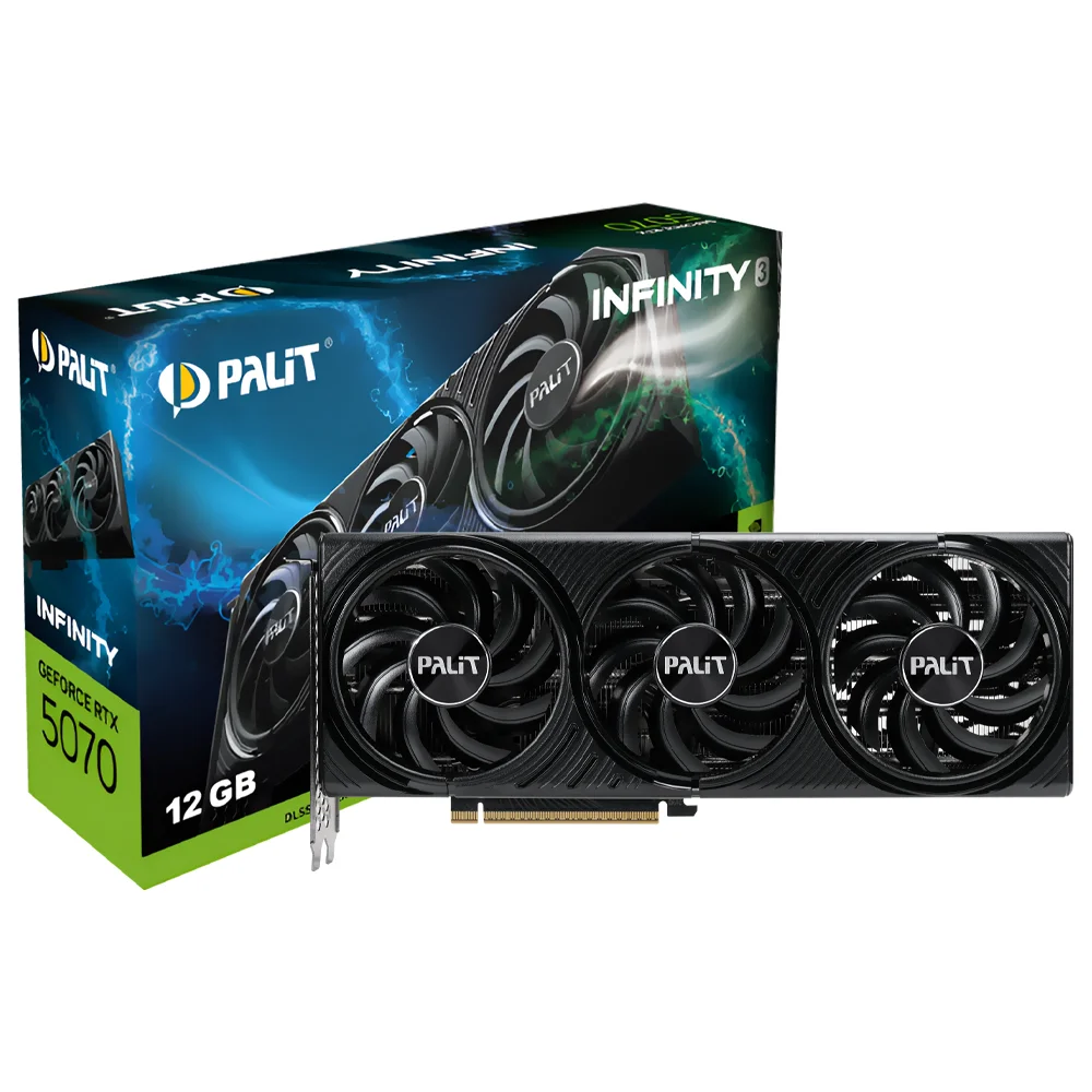 グラフィックボード・グラボ・ビデオカード Palit RTX 5070 Infinity 3 12GB Produtos com até 15 OFF no PIX KaBuM