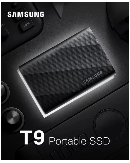 SSD Samsung T9 2TB Portátil/externo Usb-c 3.2 Gen2 2000mbps Preto SSD Samsung T9 2TB Portátil/externo Usb-c 3.2 Gen2 2000mbps Preto