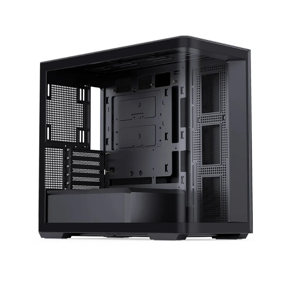 Gabinete Gamer Aquário Jonsbo D300 Black M-atx Vidro Temperado Usb-c Preto Gabinete Gamer Aquário Jonsbo D300 Black M-atx Vidro Temperado Usb-c Preto