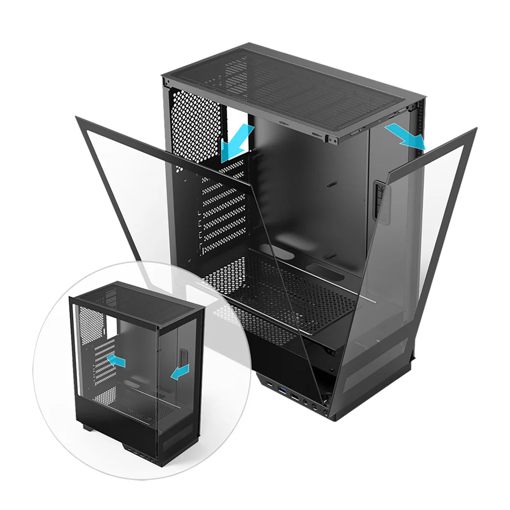Gabinete Gamer Mid Tower Sem Fan Sem Fonte Gab130 Arch V1sion Preto Aerion Gabinete Gamer Mid Tower Sem Fan Sem Fonte Gab130 Arch V1sion Preto Aerion