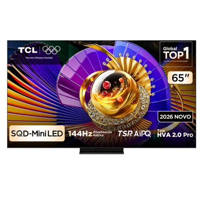 Smart Tv 4k Tcl Top Premium Sqd-mini LED 65” " Processador Aipq Pro, Dolby Vision, 144hz, Google Tv - 65c7l - Bivolt