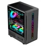 Gabinete Gamer Hayom S/ Fans Micro Atx Itx Preto - Gb1726
