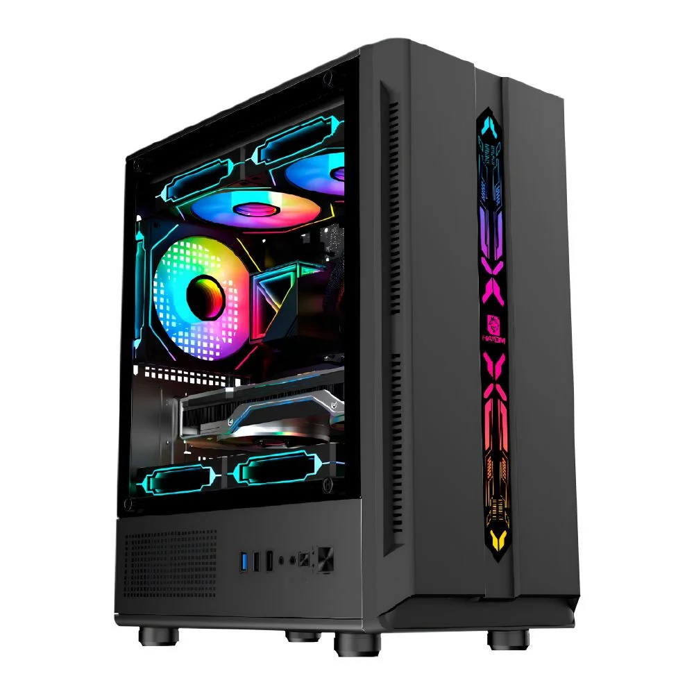 Gabinete Gamer Hayom S/ Fans Micro Atx Itx Preto - Gb1726 Gabinete Gamer Hayom S/ Fans Micro Atx Itx Preto - Gb1726