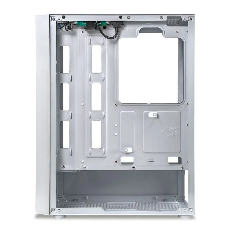 Gabinete Gamer Mancer Narok V2 Rainbow 3 Fans Midtower Lateral De Vidro Branco - Mcr-nrkwh-v2 Gabinete Gamer Mancer Narok V2 Rainbow 3 Fans Midtower Lateral De Vidro Branco - Mcr-nrkwh-v2