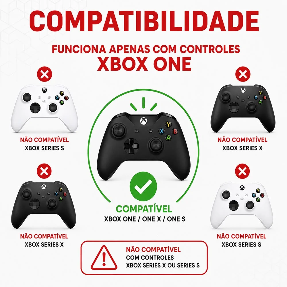 Bateria E Cabo Carregador Compativel Com XBOX One