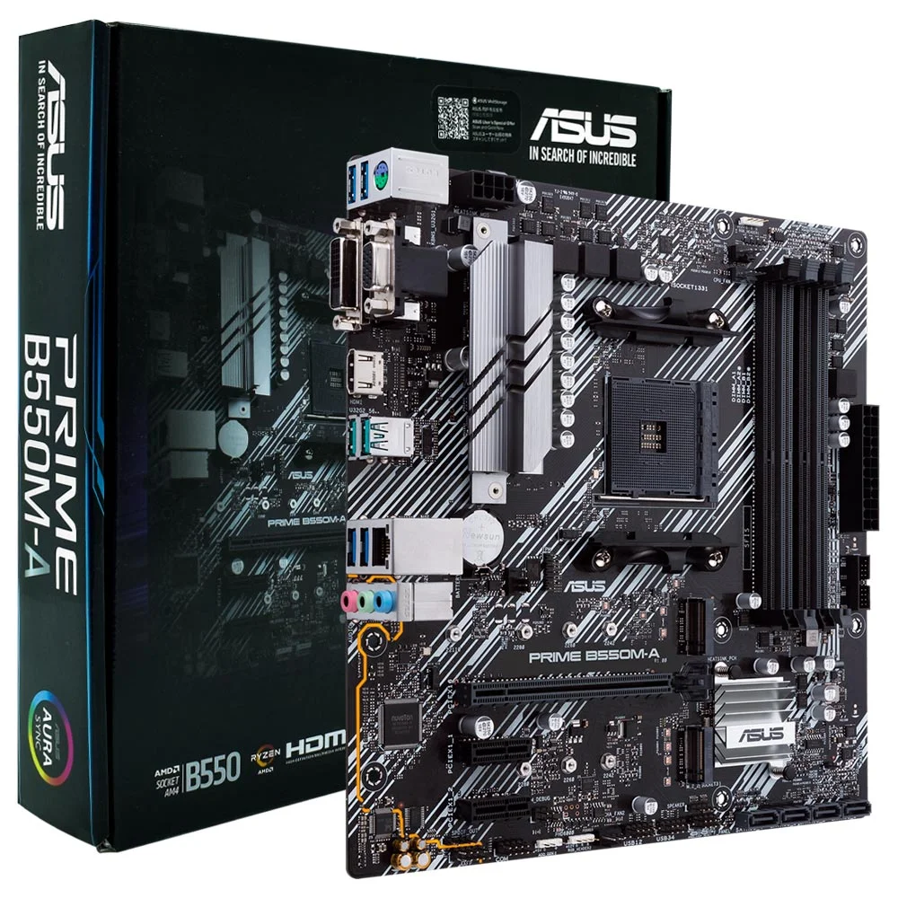 ASUS PRIME B550M-A + DDR4-2666 16GB×2セット Produtos com até 15 OFF no PIX KaBuM