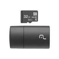 Cartão De Memória Multi MicroSD 32GB Classe 10 com Leitor Adaptador