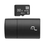 Cartão De Memória Multi MicroSD 32GB Classe 10 com Leitor Adaptador