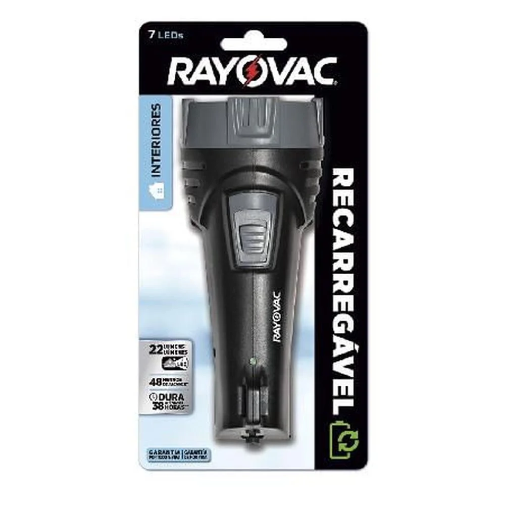 Lanterna Recarregável, 7Led Bivolt Rled, 110v - 220v