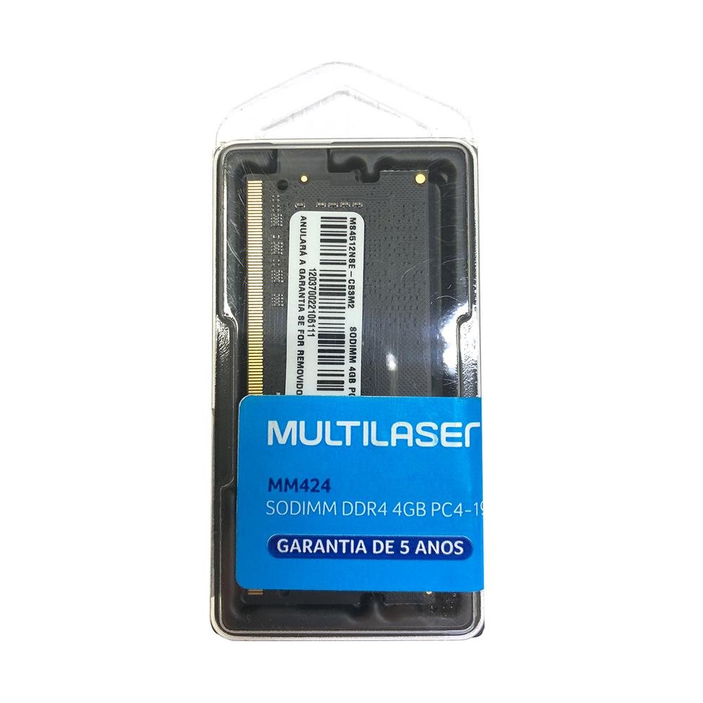 Memória Notebook DDR4 SODIMM 4GB KaBuM
