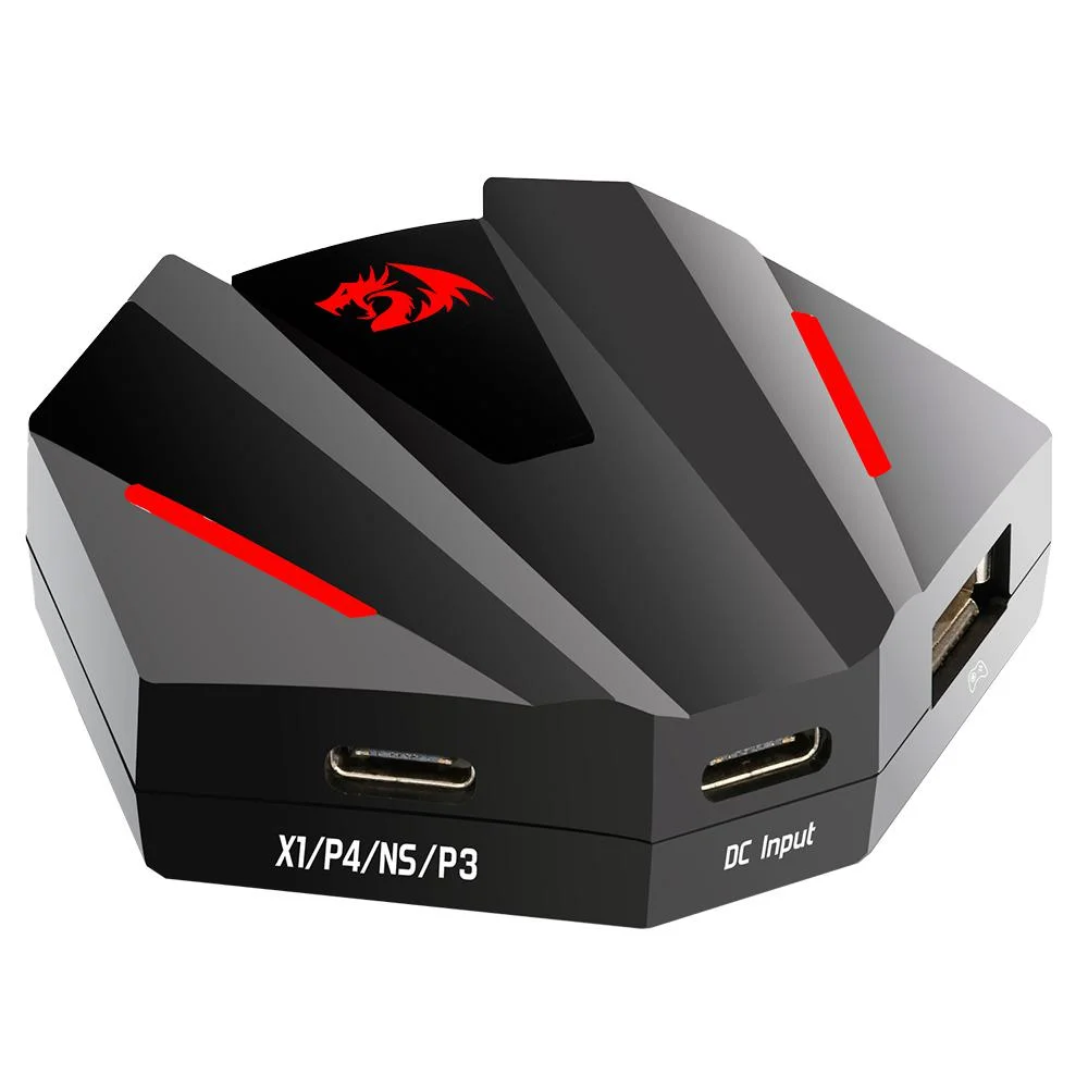 Adaptador de Teclado e Mouse Redragon Vulcan, Para Console Xbox One, PS4, Nintendo Switch, PS3 - GA-250