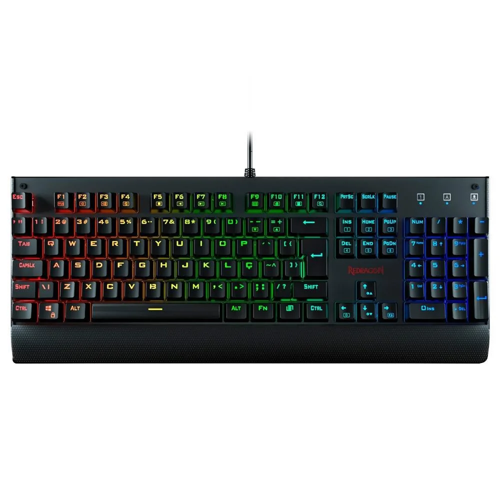 Teclado Mecânico Gamer Redragon Kala RGB ABNT2