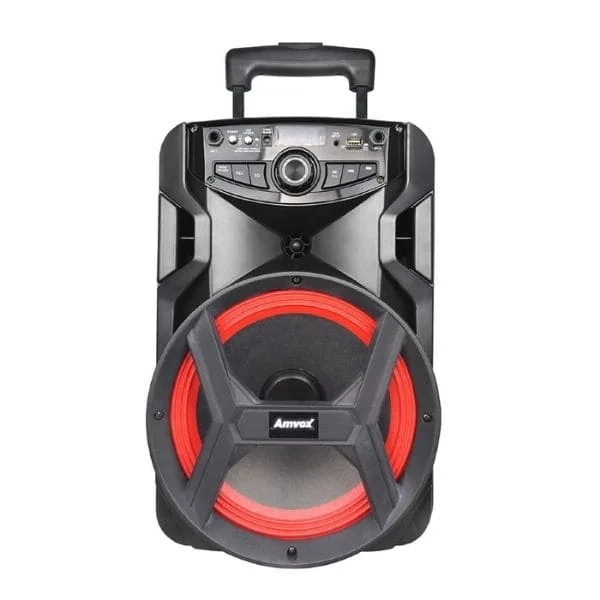 Caixa Amplificada Amvox, Recarregável, Bluetooth, USB, MicroSD, Auxiliar, Bivolt 250W ACA 250 GROOVE
