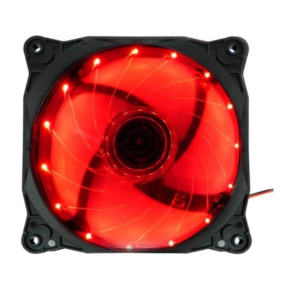Cooler FAN G-Fire, 120mm, Vermelho - EW1512E Cooler FAN G-Fire, 120mm, Vermelho - EW1512E